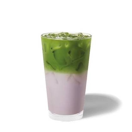 Iced Lavender Matcha Latte