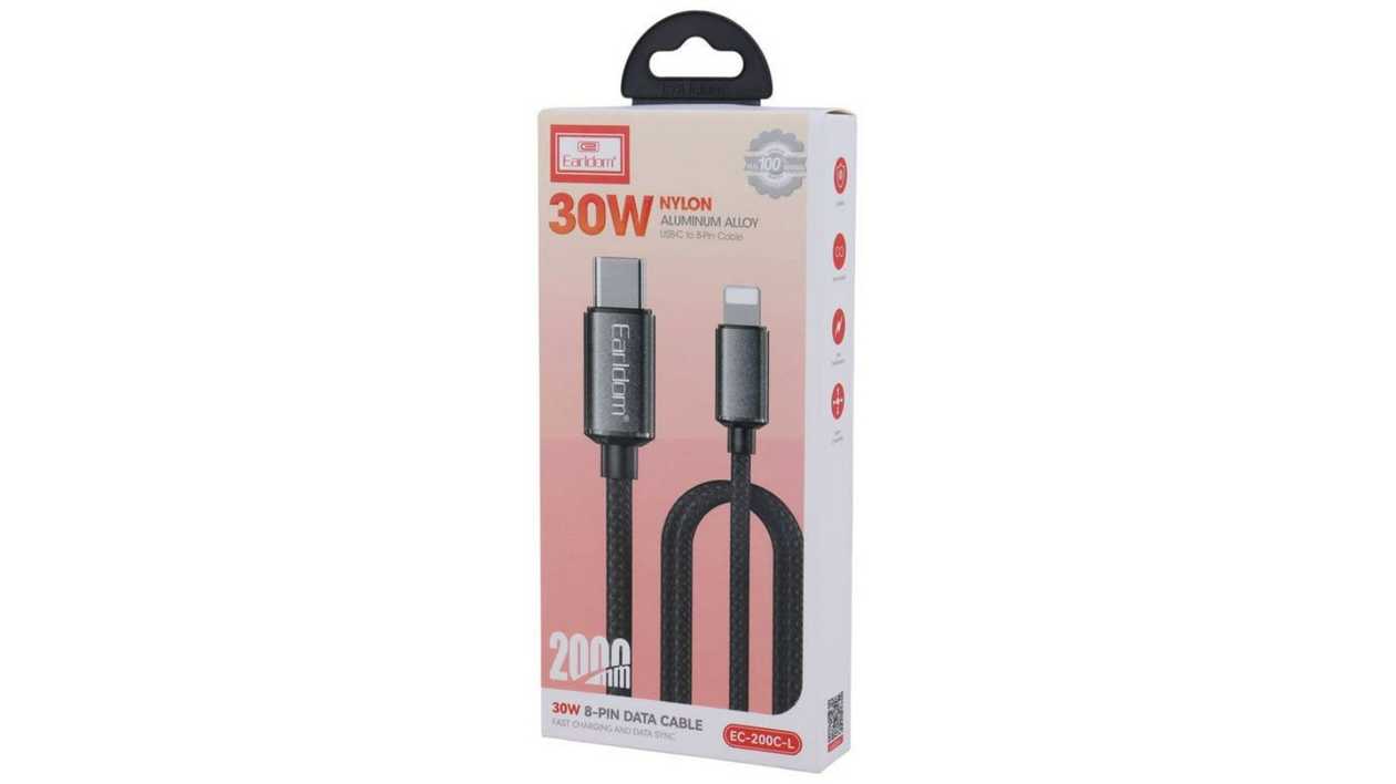2 meter usb cable type-c to lightning EC-200C-L/8