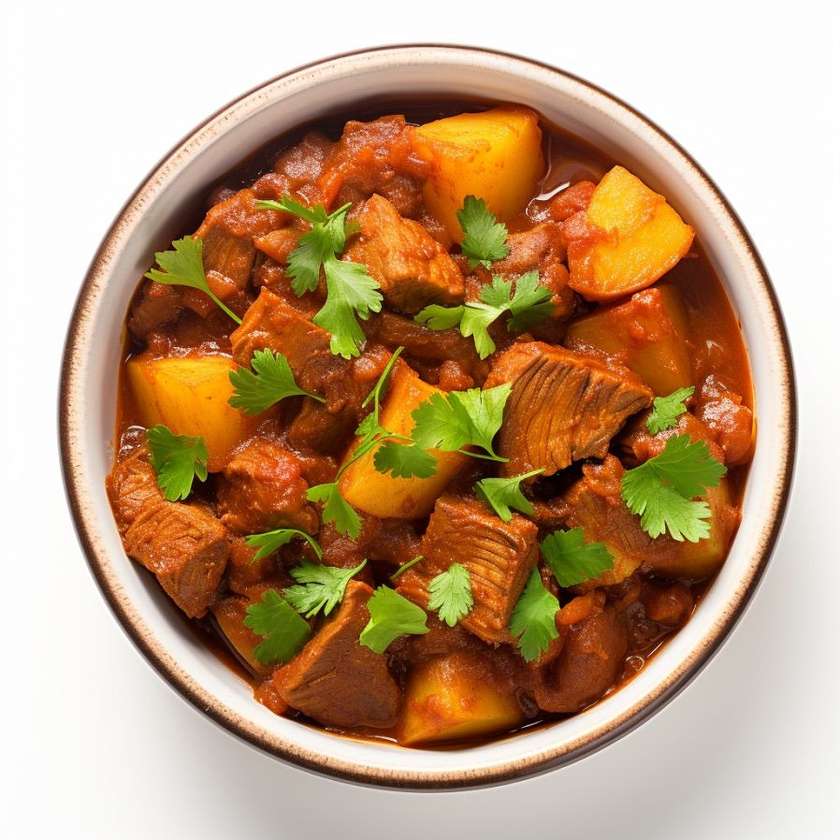 Mutton vindaloo (spicy)