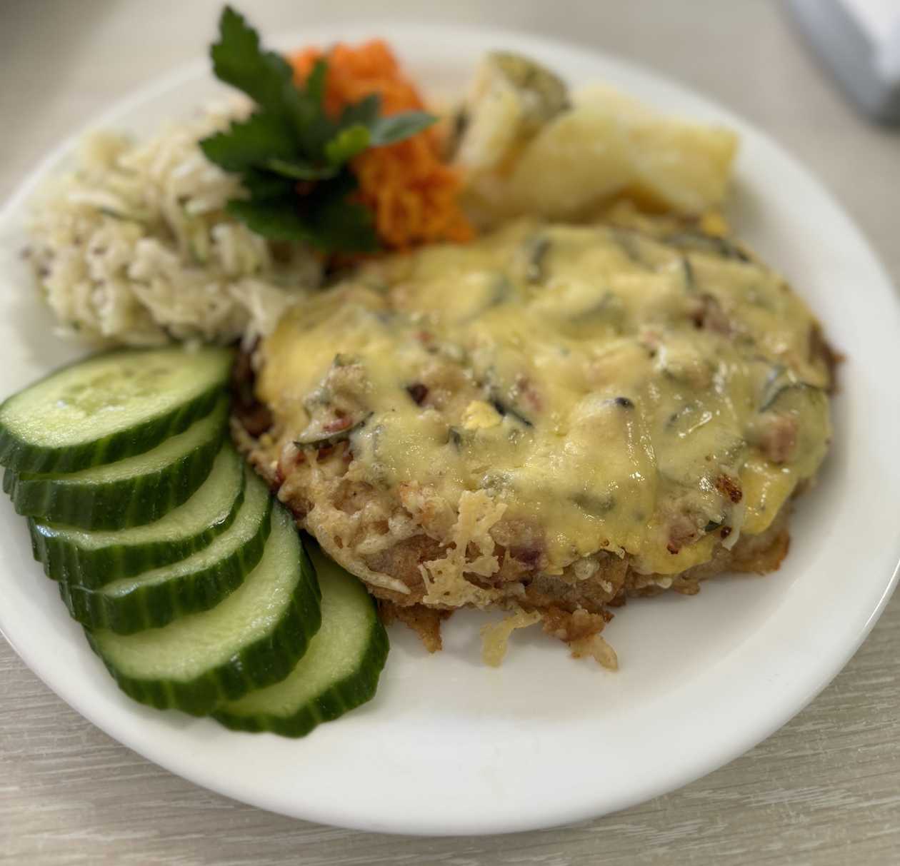 Baked Pork Neck Steak