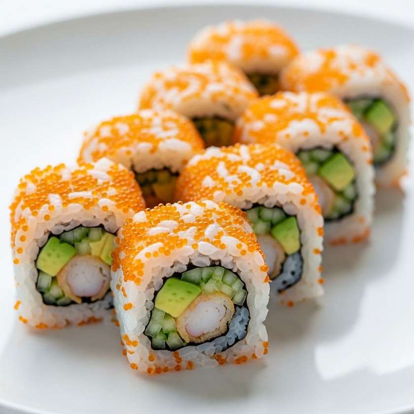 Uramaki shrimps