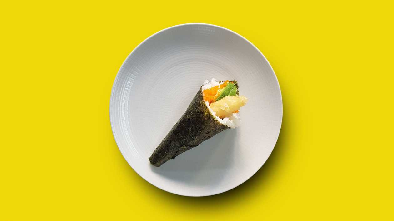 Ebi Tempura Temaki