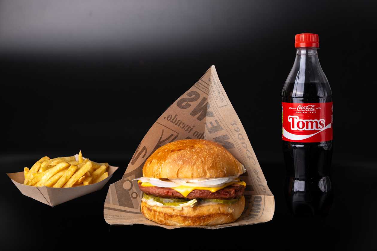 Vegetarian Burger Set