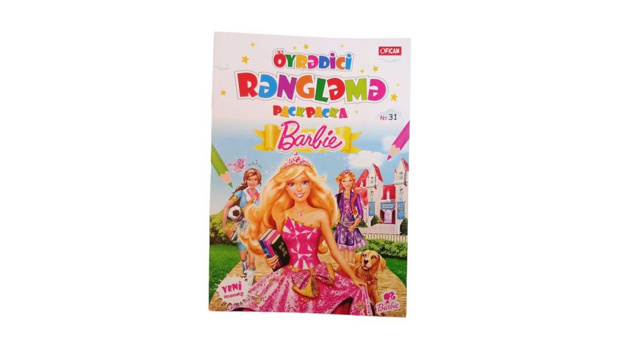 Educational coloring, Barbie, 4760036228705