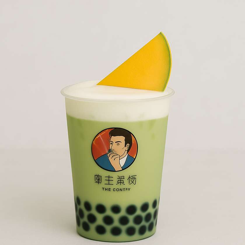 Cantaloupe Milk Tea