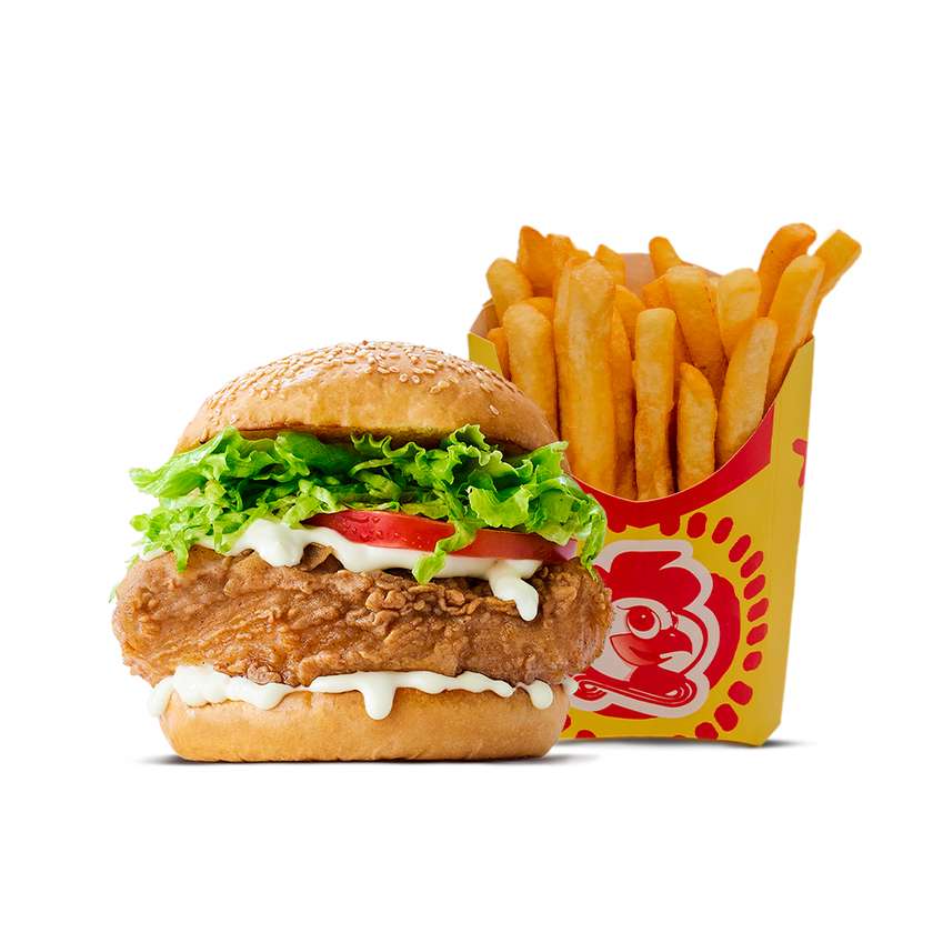 Chicken Burger + Chips