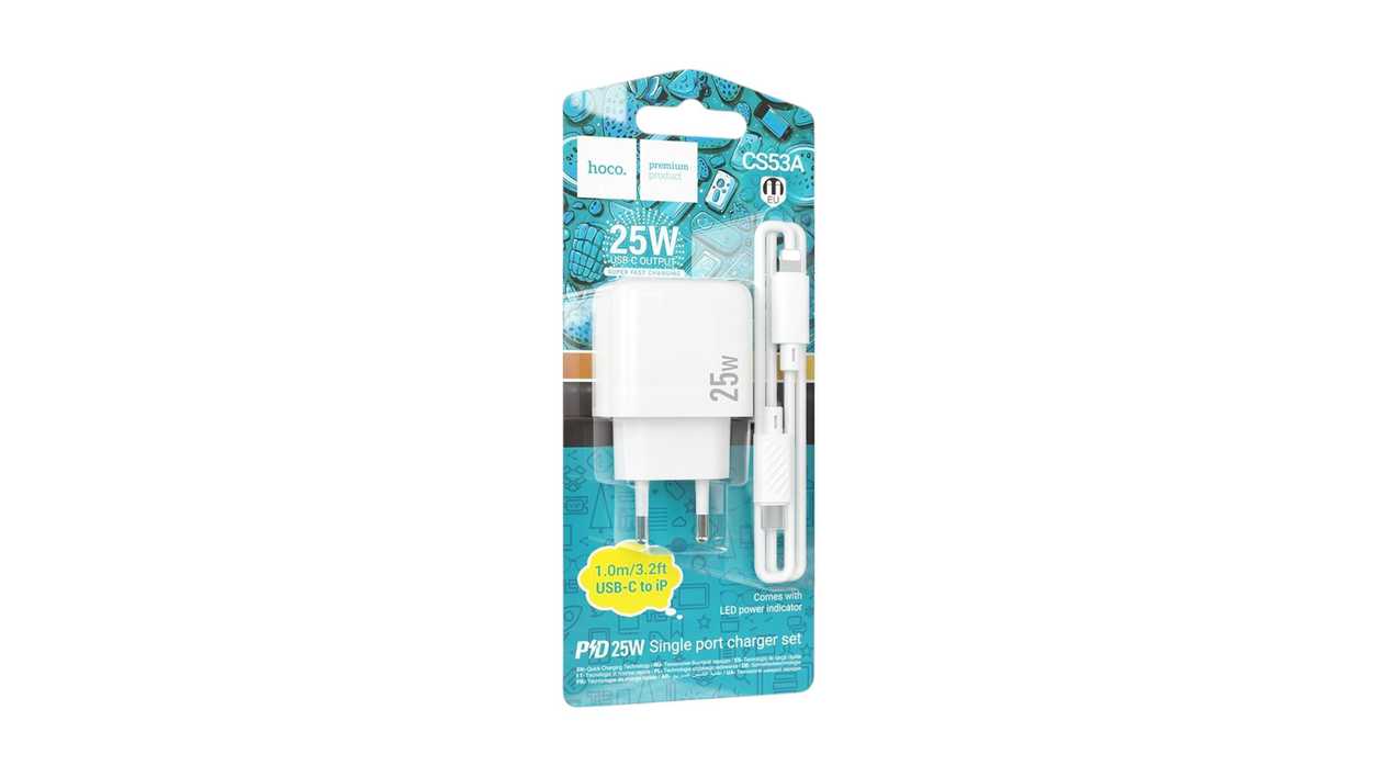 hoco CS53A adapter and usb cable type-c to ipone/30