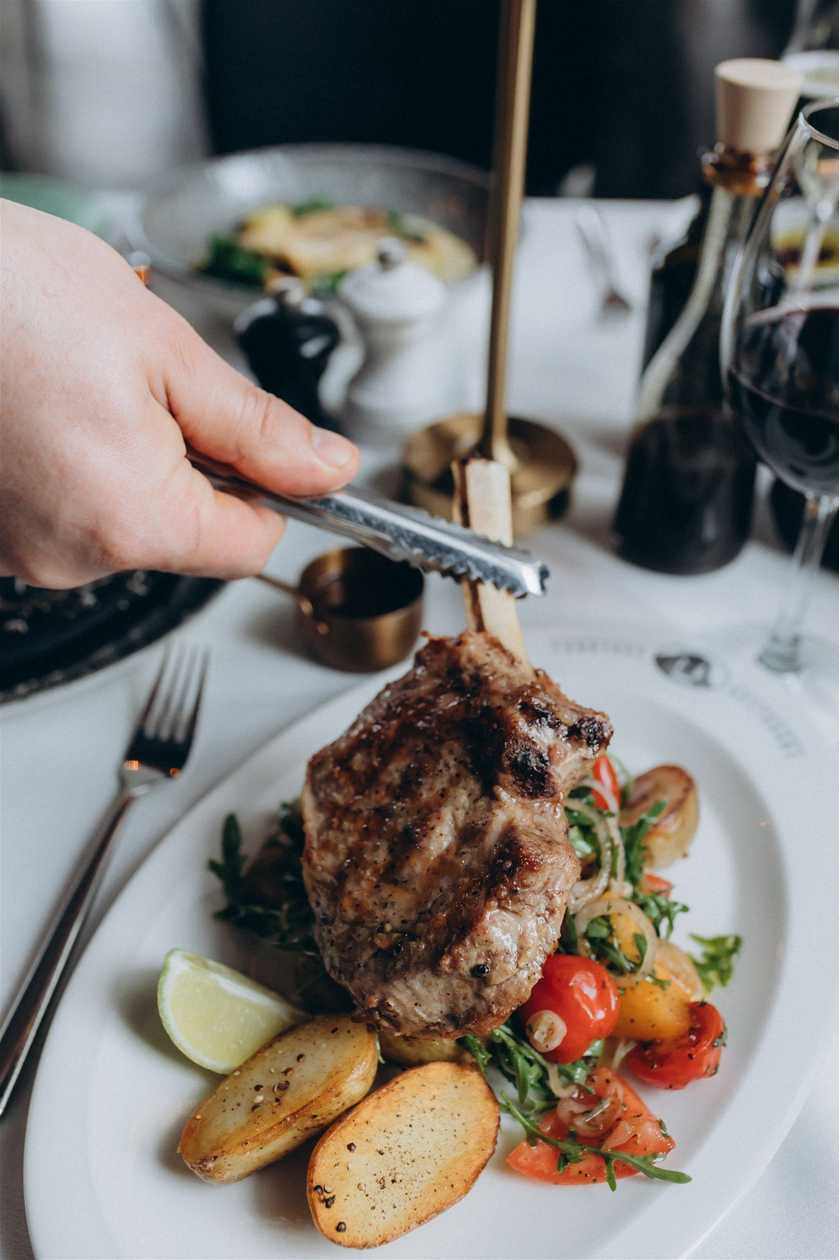 Grilled rack of veal 450 gr
