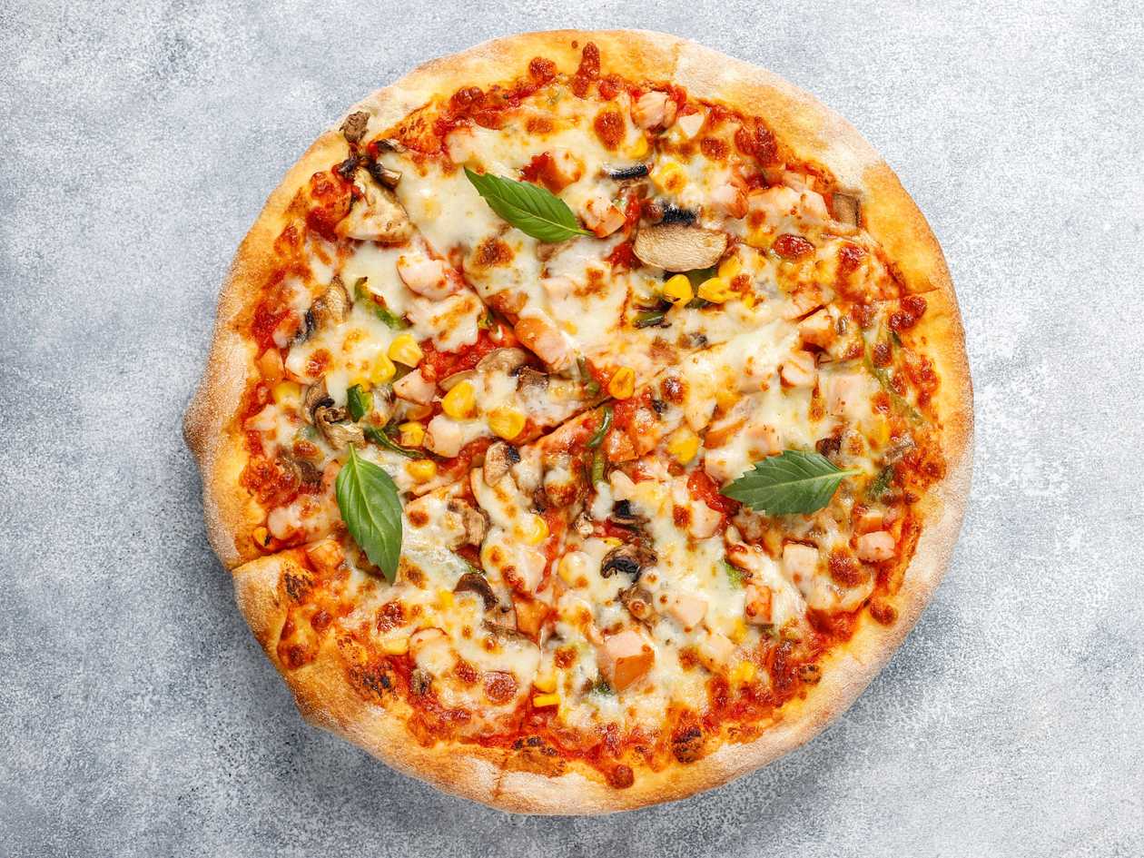 Chicken pizza