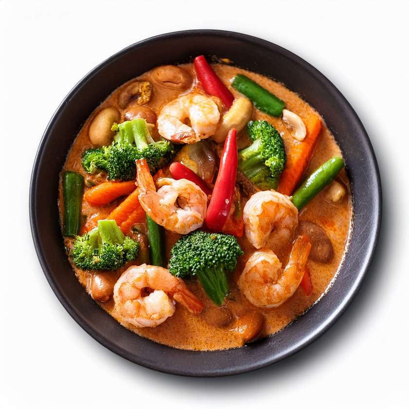 60. Thai Peanut with Shrimp
