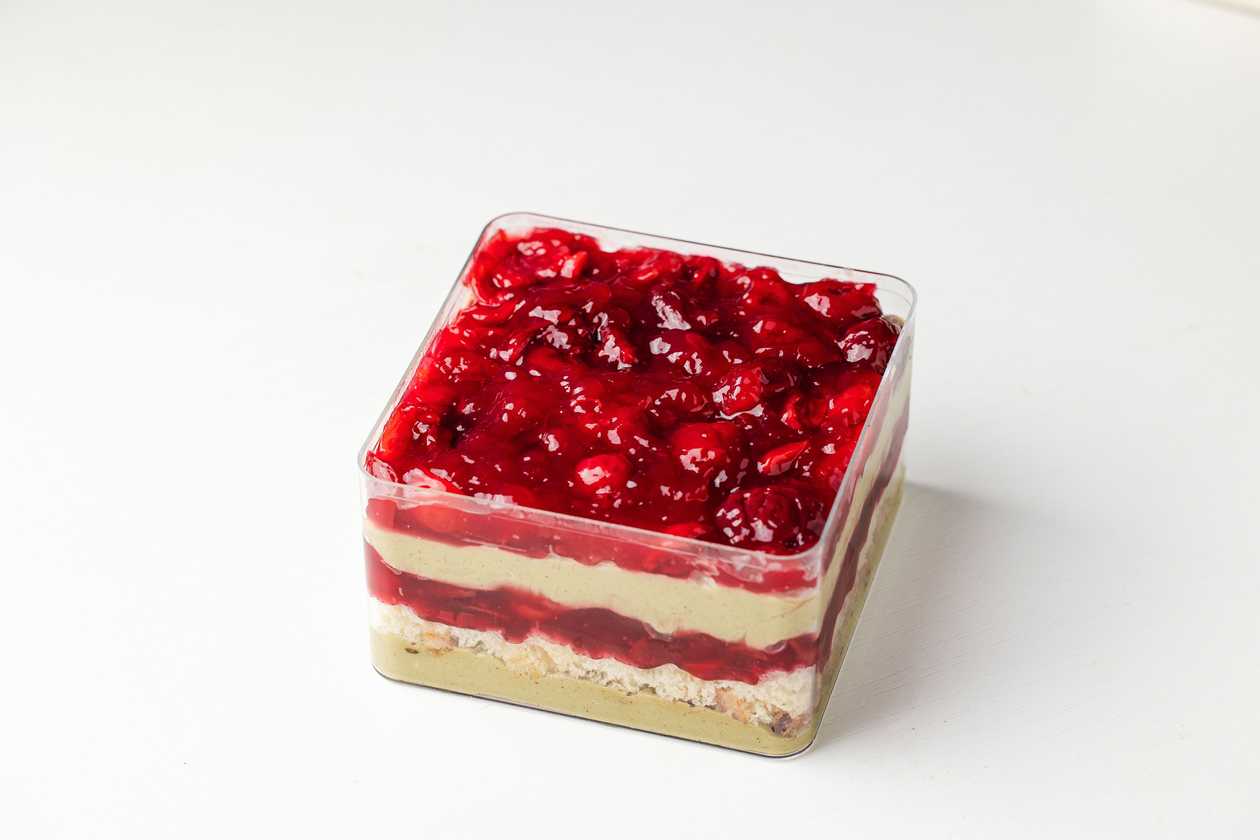 Pistachio-Cherry Cake Box
