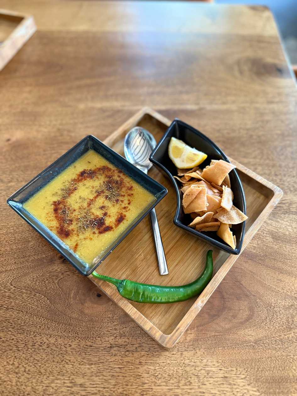 Lentil cream soup