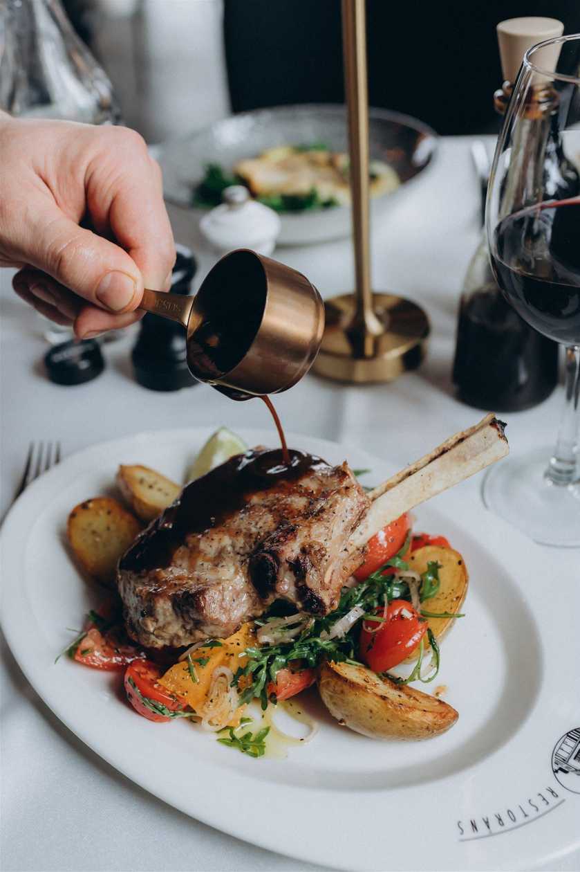 Grilled rack of veal 350 gr