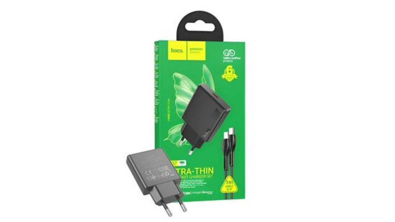 hoco N 37 adapter and USB cable 20 W type-c to  lightning/26