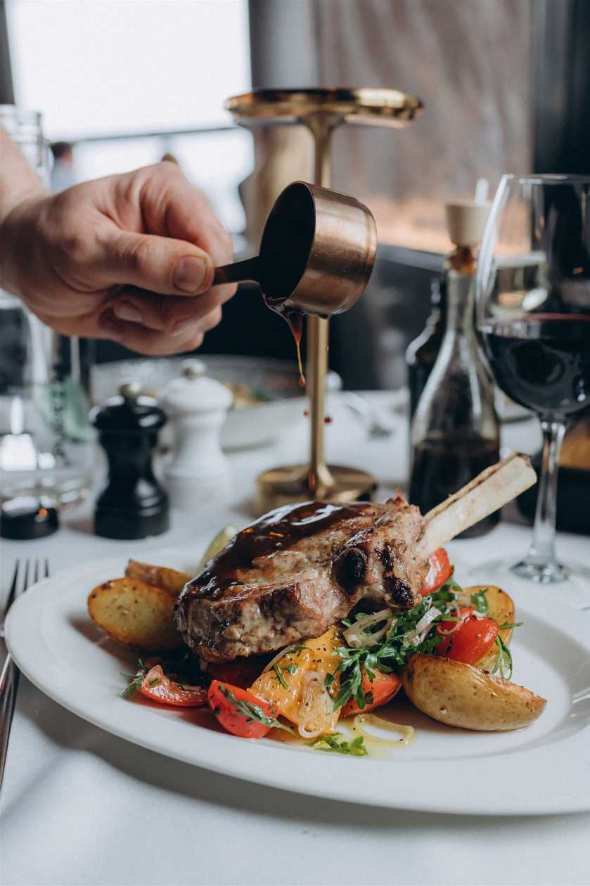 Grilled rack of veal 400 gr