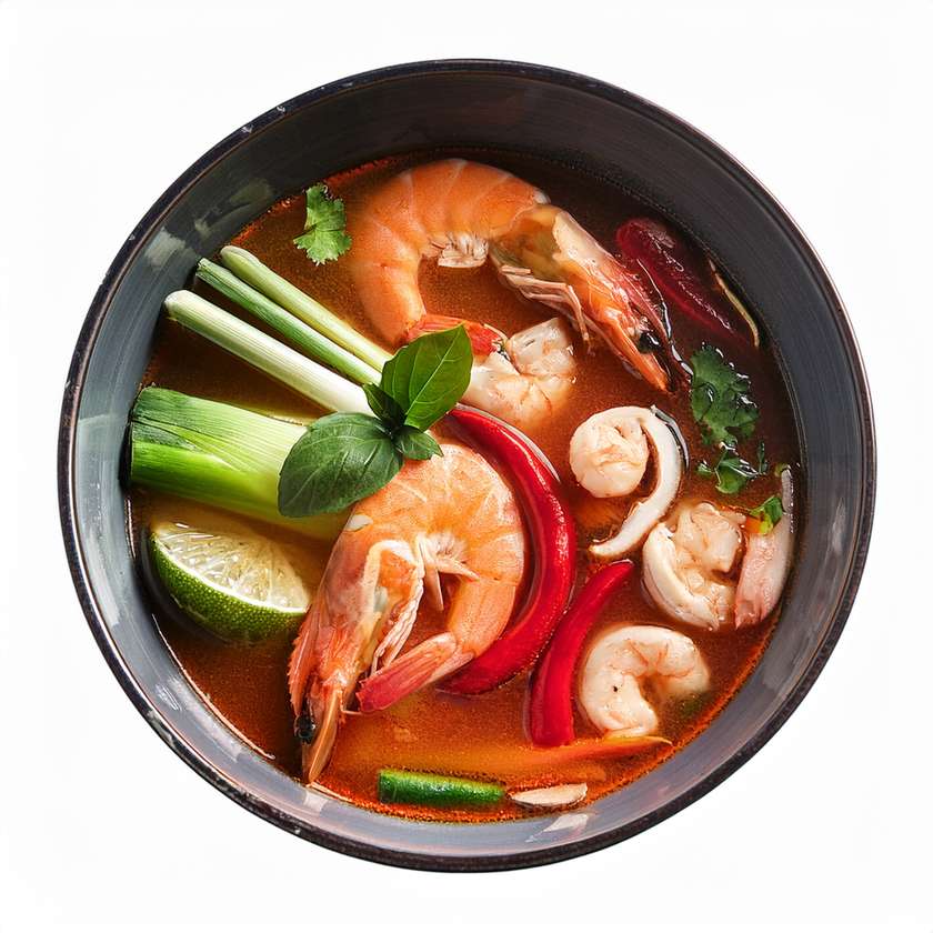 3.1. Tom Yum with Shrimp