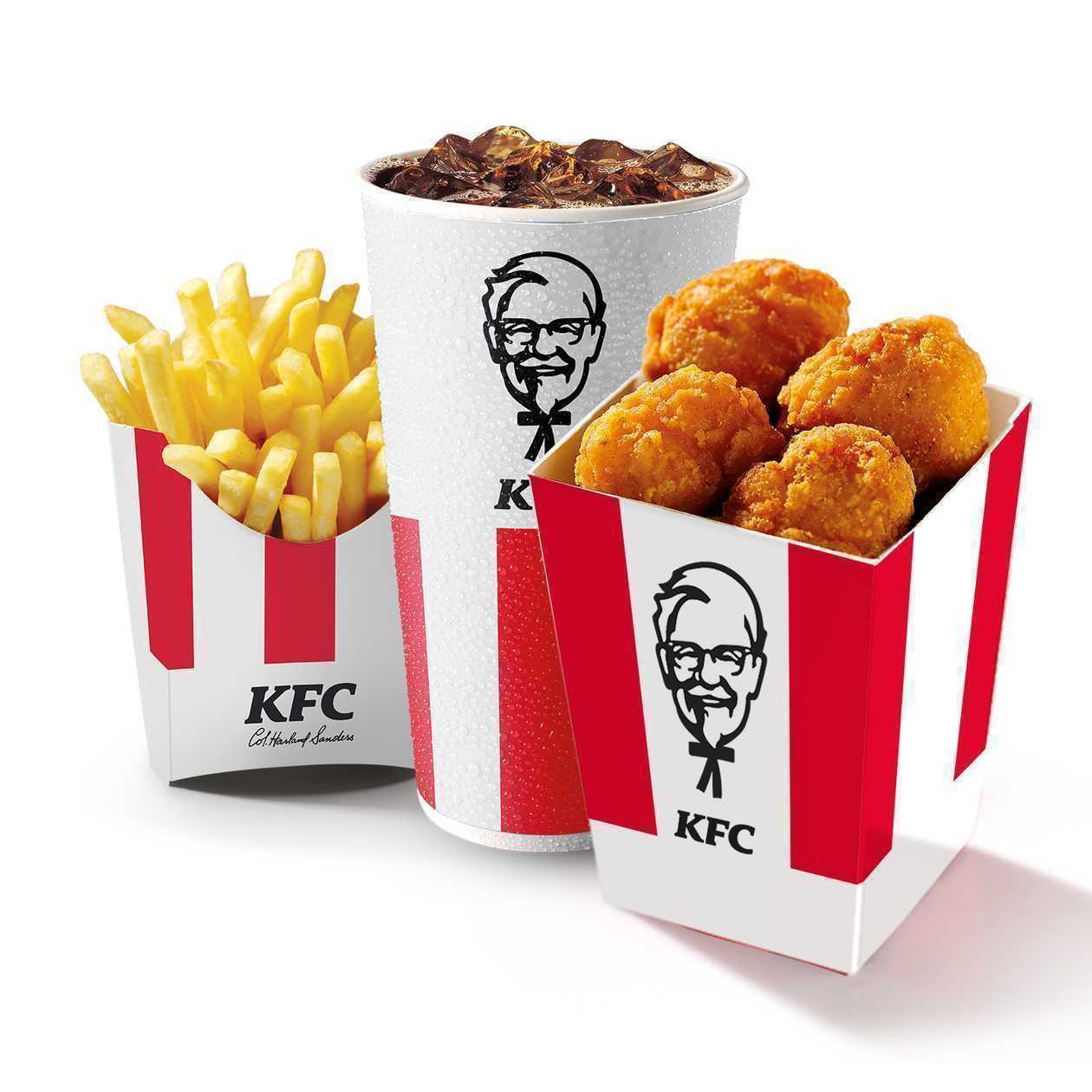 Popcorn Chicken Large Large Meal