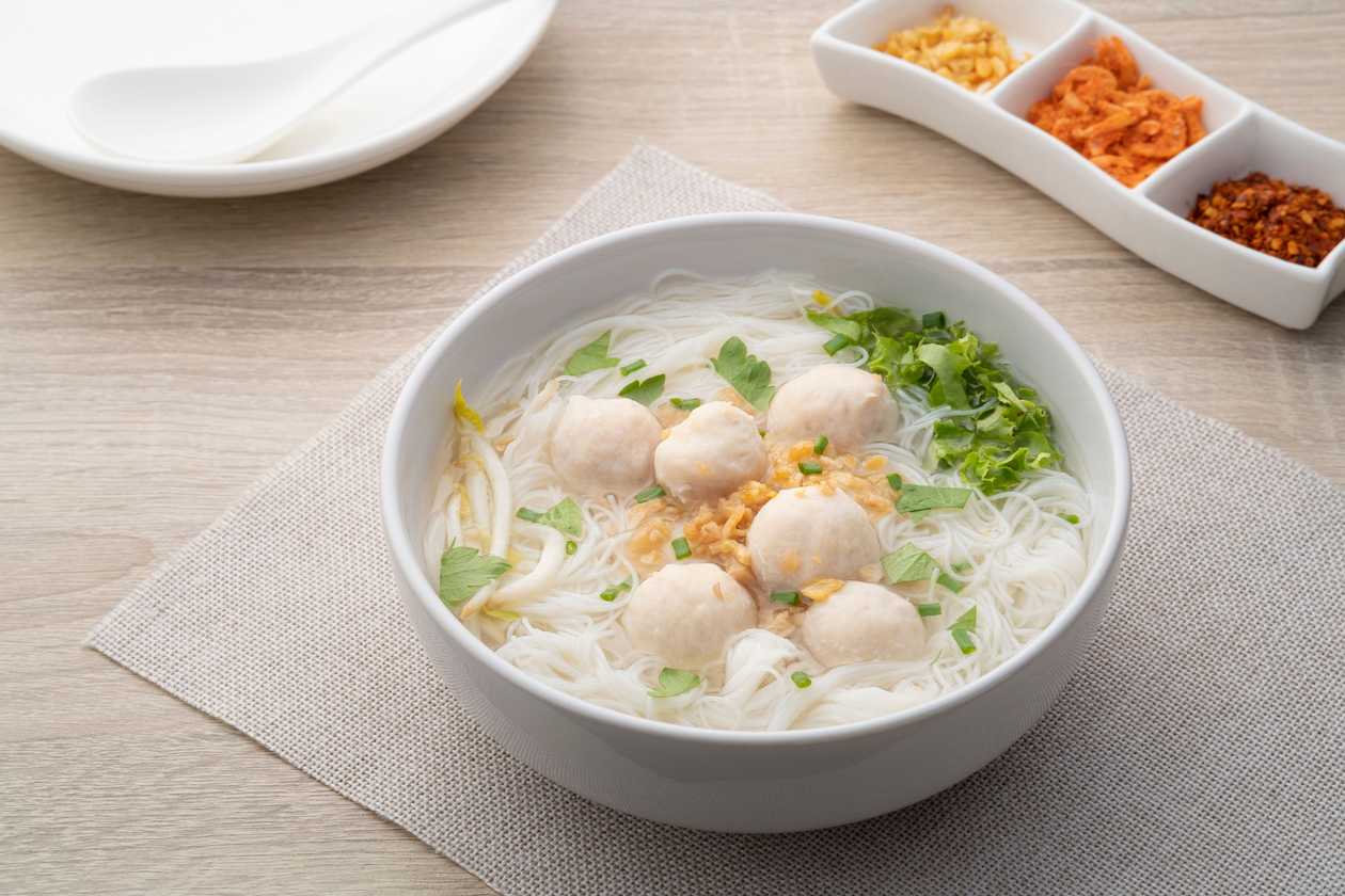 Bún mọc polévka
