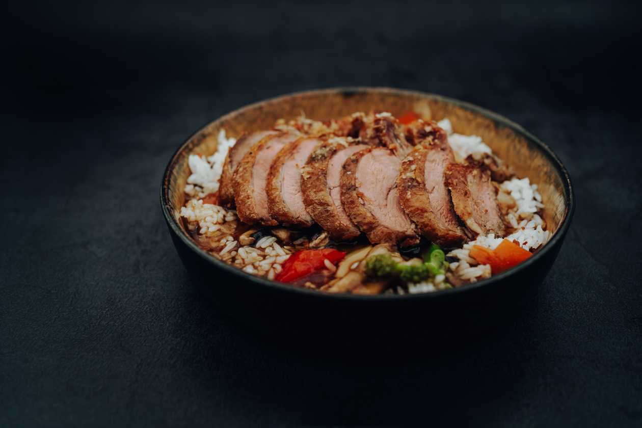 Smažená rýže s kachnou