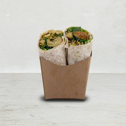 Wrap de Falafel e Quinoa