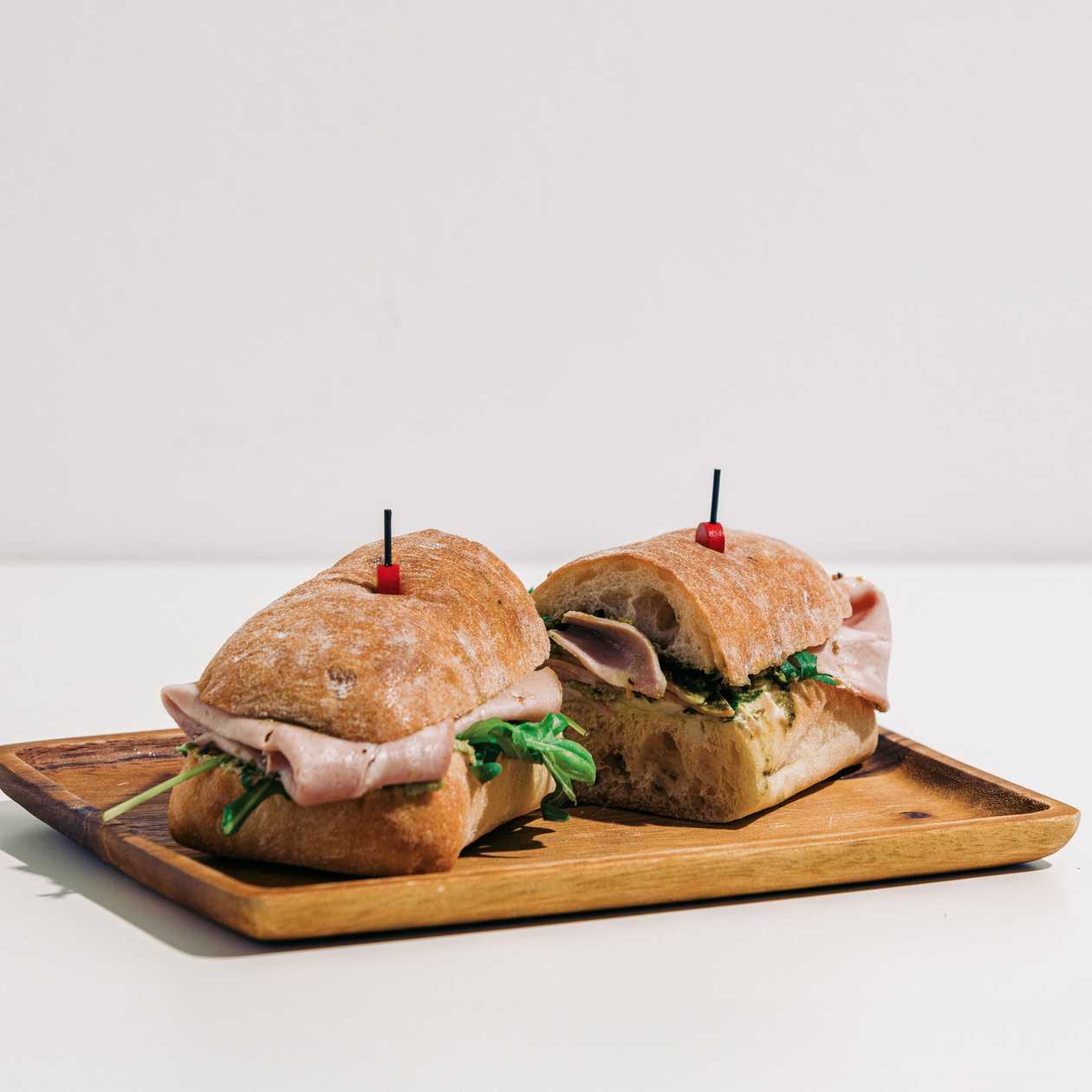 Classic Ciabatta with Mortadella