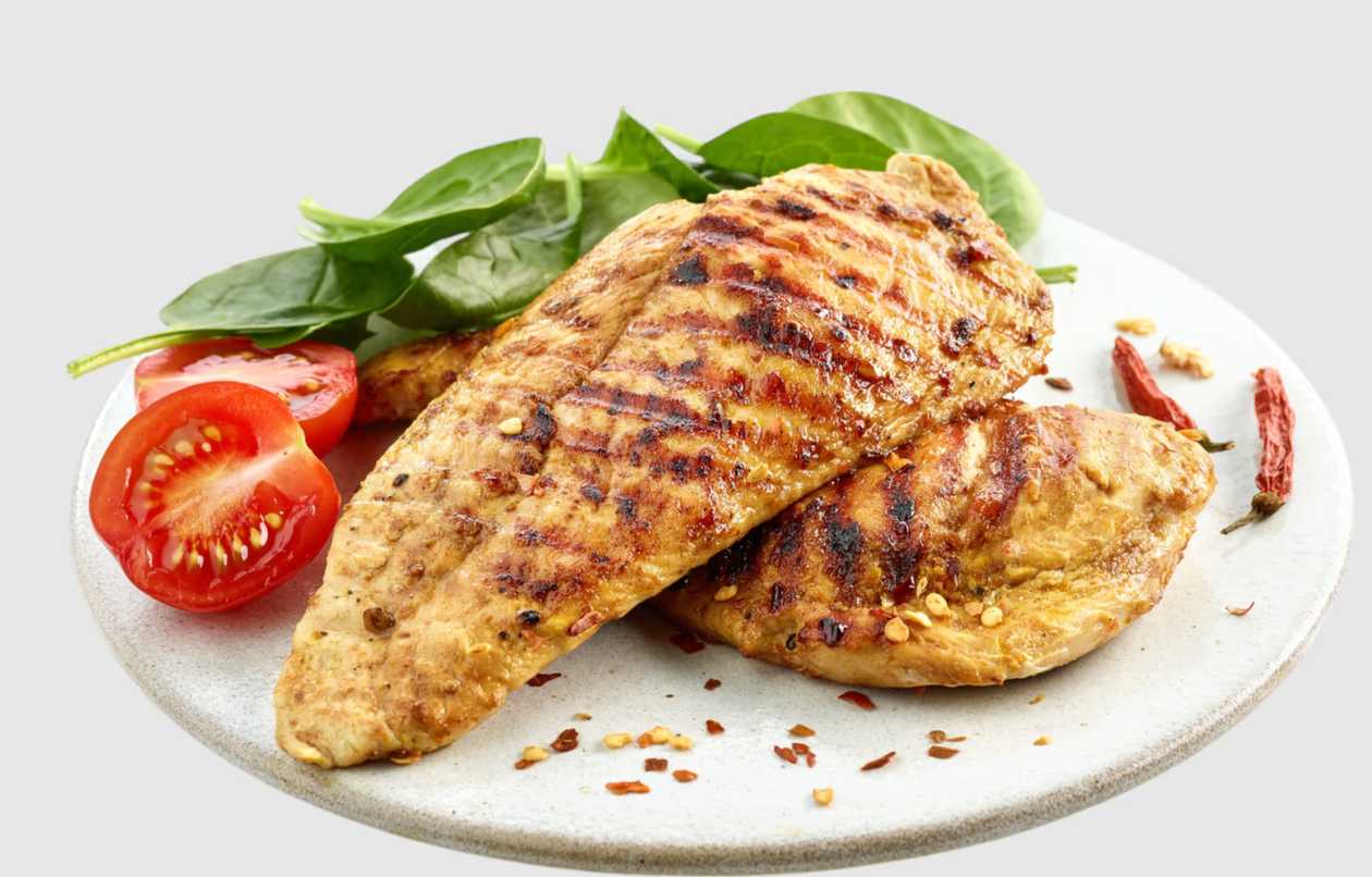 4x Kuřecí steak s hermelínem, příloha