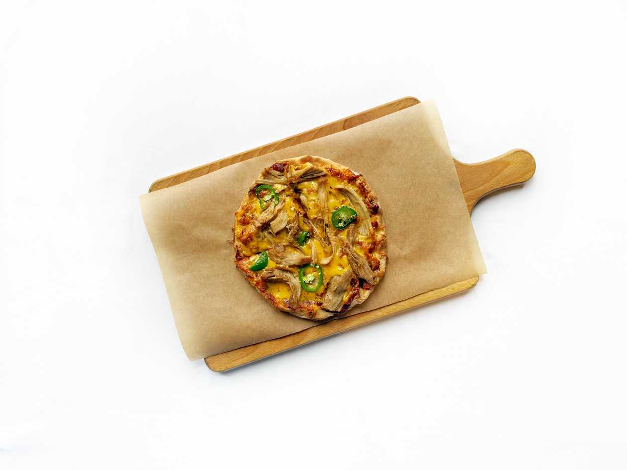 Round Pinsa With Pulled Pork Shoulder (Ø 20Cm)