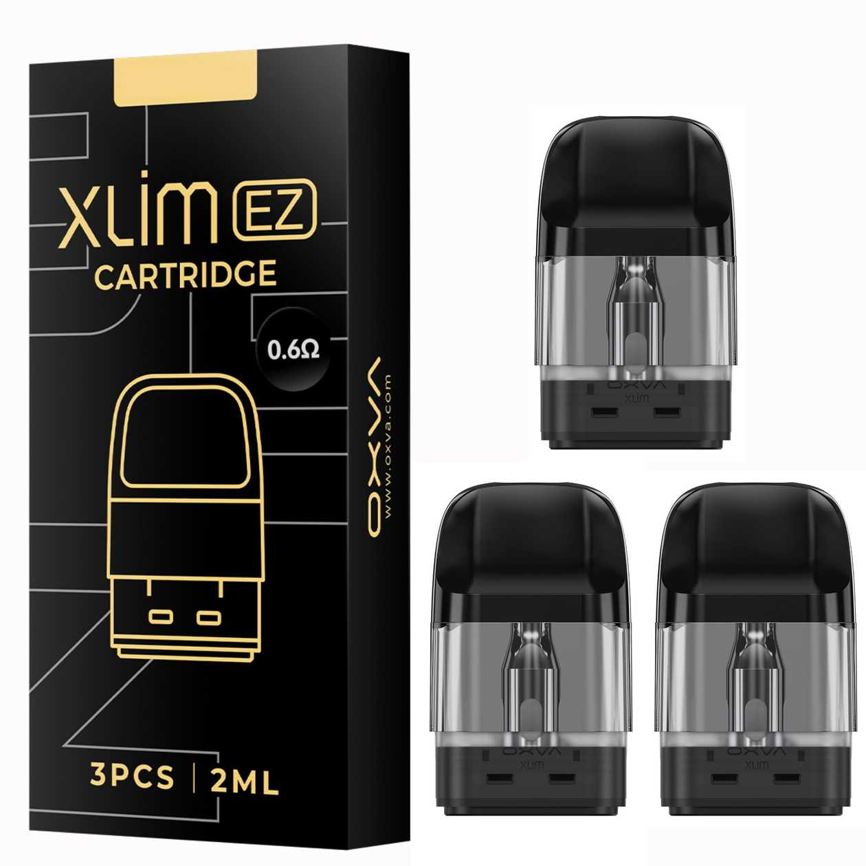 OXVA Xlim EZ Top Fill Cartridge 0.6 Pack of 3