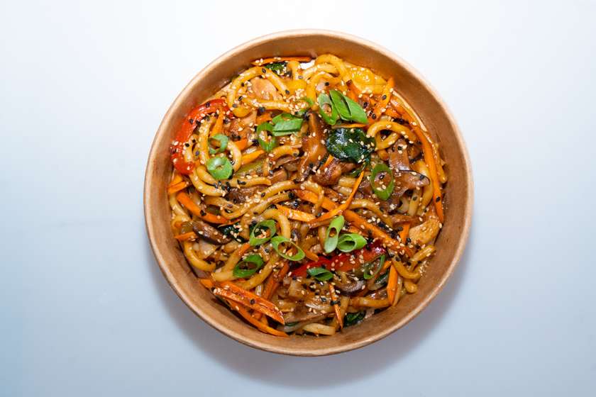 Chicken Fried Udon