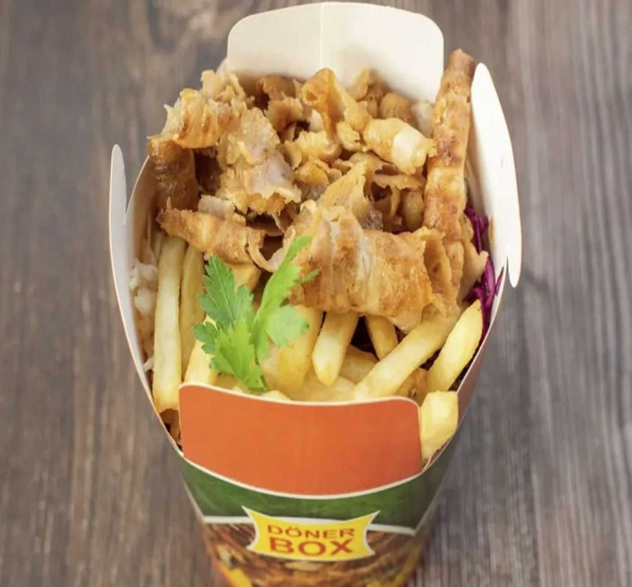 43. Small Box - just Meat and French Fries