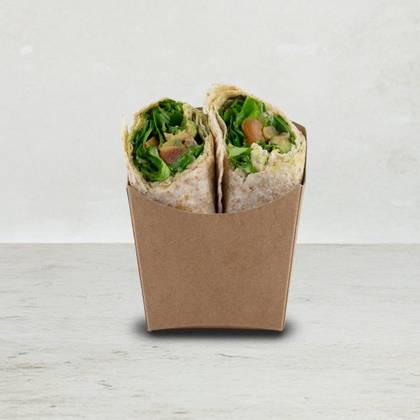 Wrap de Hummus e Abacate