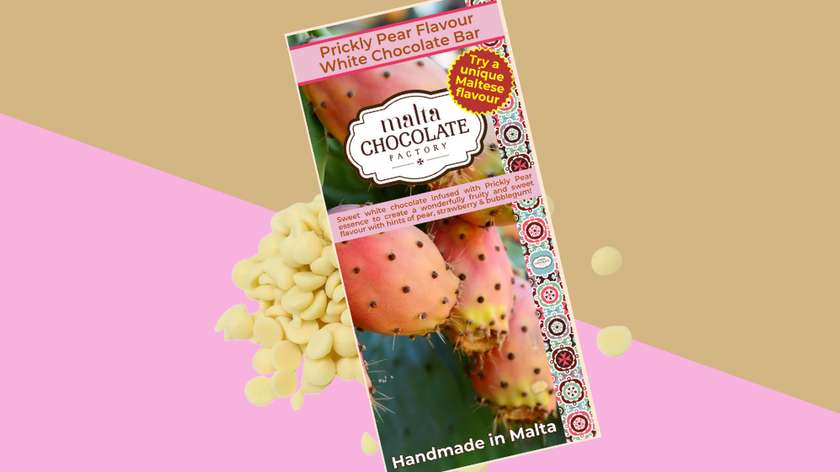 80g Prickly Pear Flavoured White Chocolate Bar