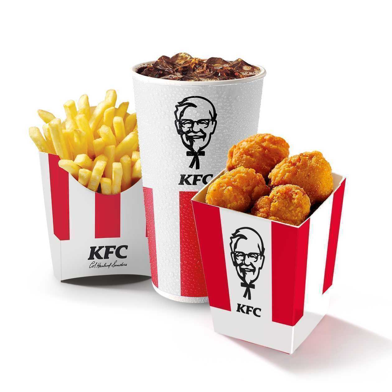 Popcorn Chicken Large Regular Meal