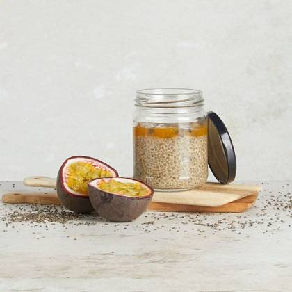 Pudim de Chia e Maracujá