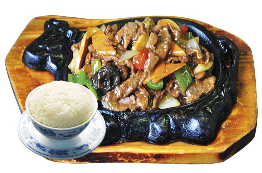 Beef on a Hot Iron Plate