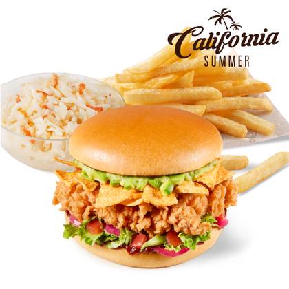 California Burger Menu