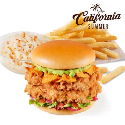 California Double Burger Menu