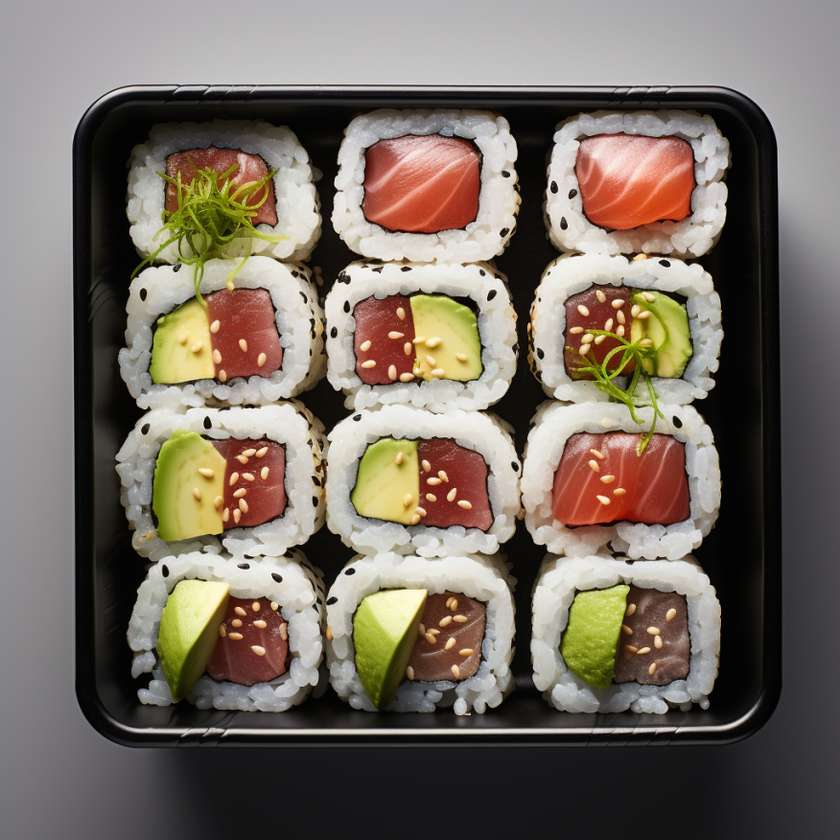 Maki tuňák avokádo