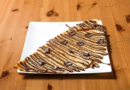 Crepe, Waffle ou Panquecas com Kinder Barritas