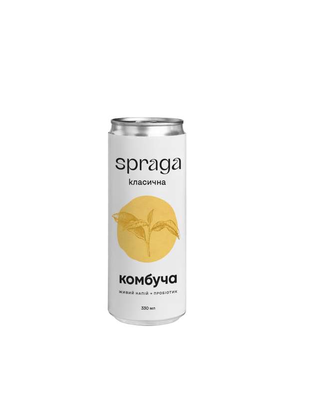 Комбуча Spraga класична ж/б (0.33)