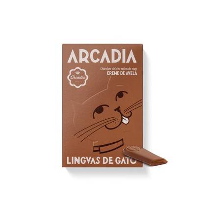 Línguas de Gato Recheadas com Creme de Avelã