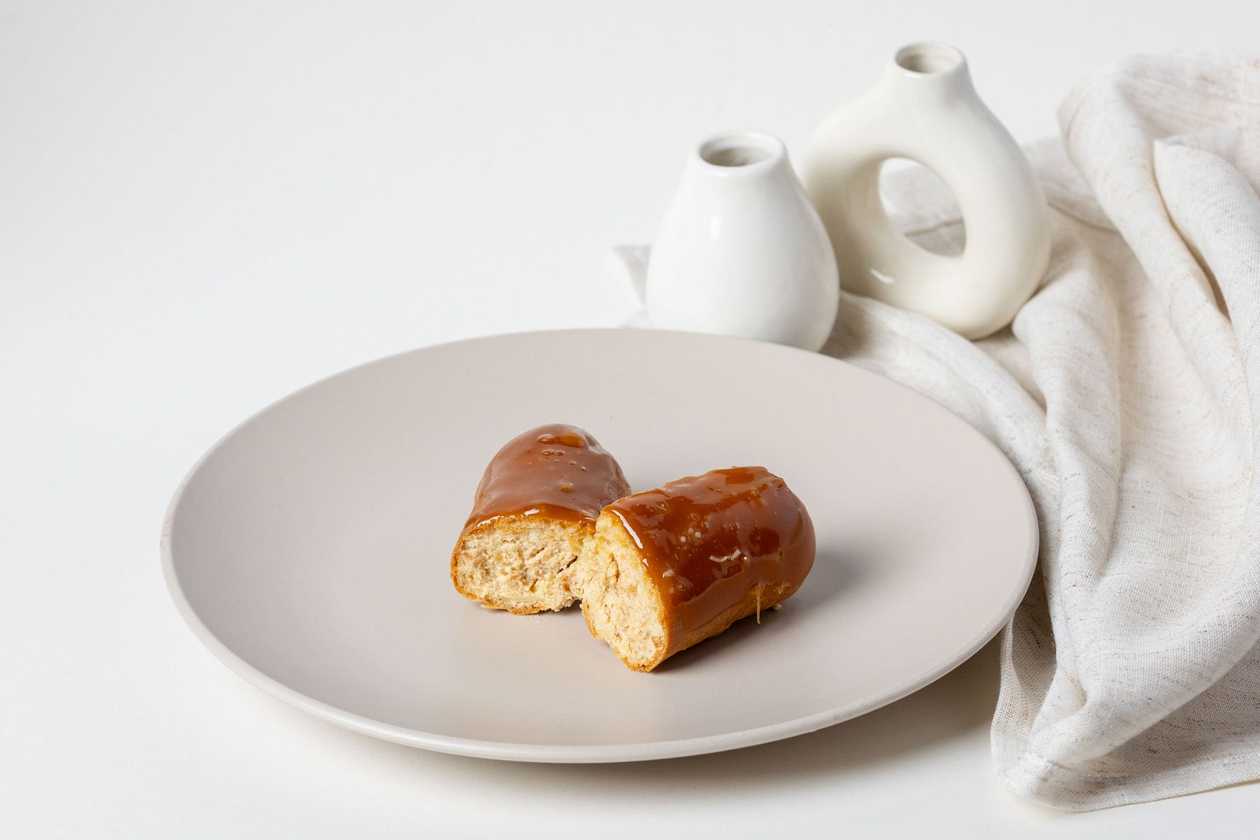 Salted caramel eclair