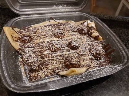 Crepe, Waffle ou Panquecas com Ferrero Rocher