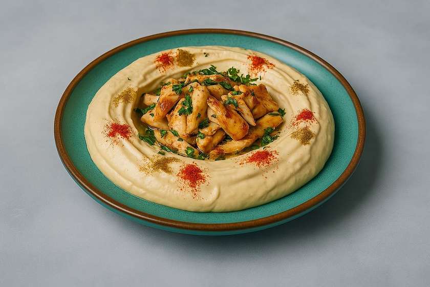 Shawarma s Hummusem