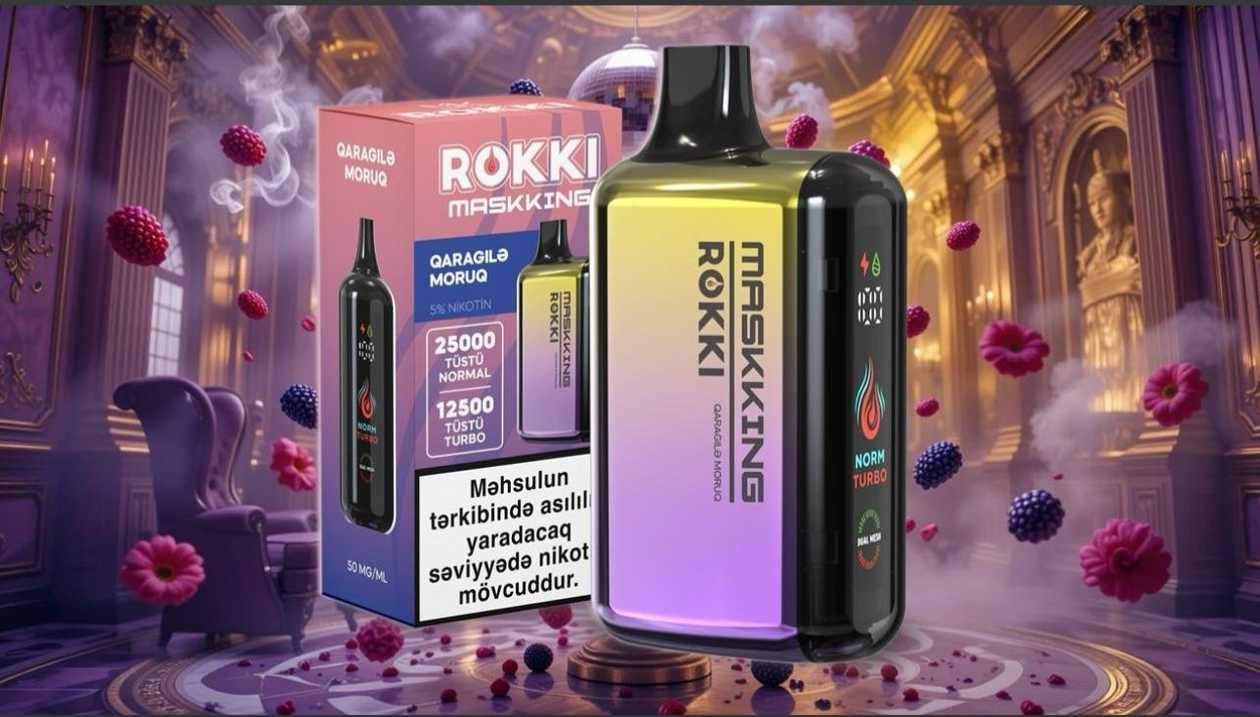 Maskking Rokki Blueberry Raspberry 25,000 puffs 5% nicotine