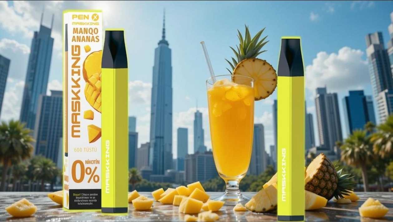 MASKKING Vape Pen X Mango Pineapple 600 Puffs 0% Nicotine