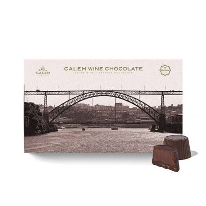 Bombons de Chocolate Negro e Vinho Cálem - Ponte Luiz I