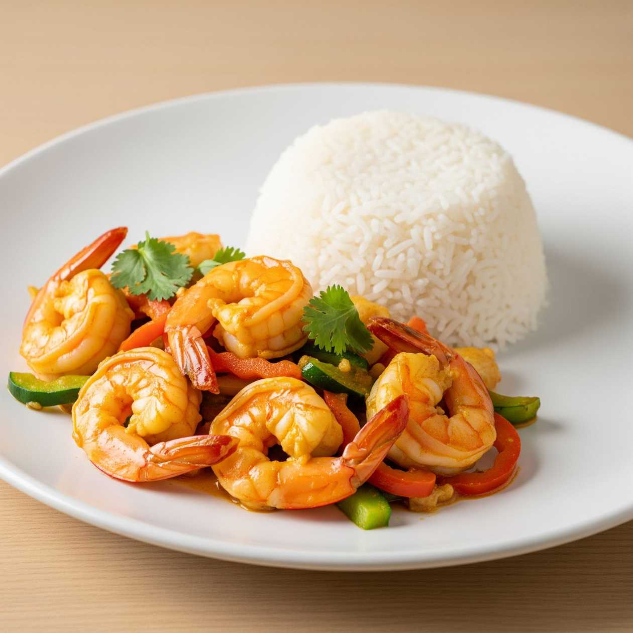 Shrimp Xao Curry
