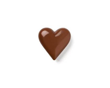 Coração Pequeno de Chocolate de Leite
