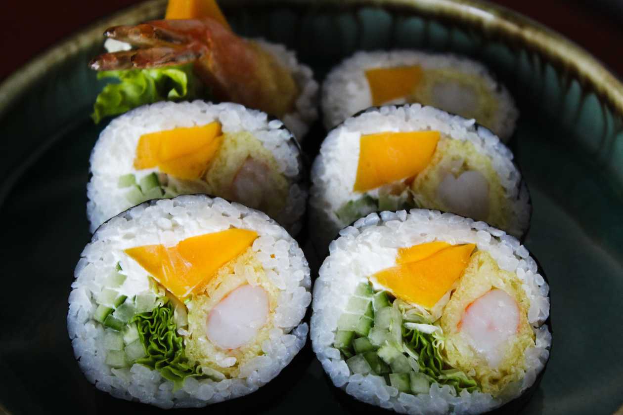 Futomaki Krewetka w Tempurze